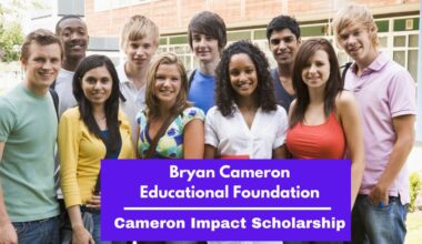 Cameron Impact Scholarship | 2021